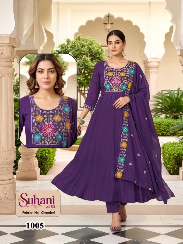 Desi kudi suhani vol 2 anarkali 3pcs kurti wholesale